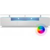 blumfeldt Perth Lowboard , TV skrinka, LED, 3 police, biela, 195 x 33 x 50 cm (GDM22-Perth 195 W)