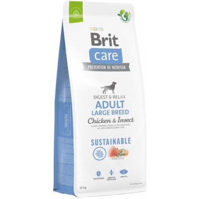 BRIT Care Dog Sustainable Adult Large Breed Chicken & Insect 12+2 kg ZADARMO