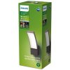 Philips 8719514417694 Splay vonkajšie nástenné svietidlo LED 12W/1200lm 4000K IP44 antracit