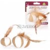 Tommi Natural only Míčky s peříčkem 2 ks 4 cm