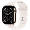 Inteligentné hodinky Apple Watch Series 11 GPS + Cellular 46mm zlatý titán - svetlo rumený športový remienok - S/M (MFD54WF/A)