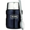 Thermos Style - termoska na jedlo so skladacou lyžicou a šálkou 470 ml - tmavomo Veľkosť: ks