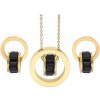 Doria Set šperkov z ocele zlatý K113