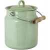 Strömshaga Zelená smaltovaná kanvica na mlieko Emil´s Enamel Green 16 x 22 cm / 3 L
