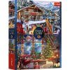 Vianočné puzzle 2x500 dielikov Vianoce v horách 37540 Trefl 2v1