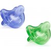 Chicco Physio Soft aktívny ortodonický cumlík, 12m +, fialový/zelený