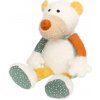 Plyšový ľadový medveď Sigikid patchwork 31 cm