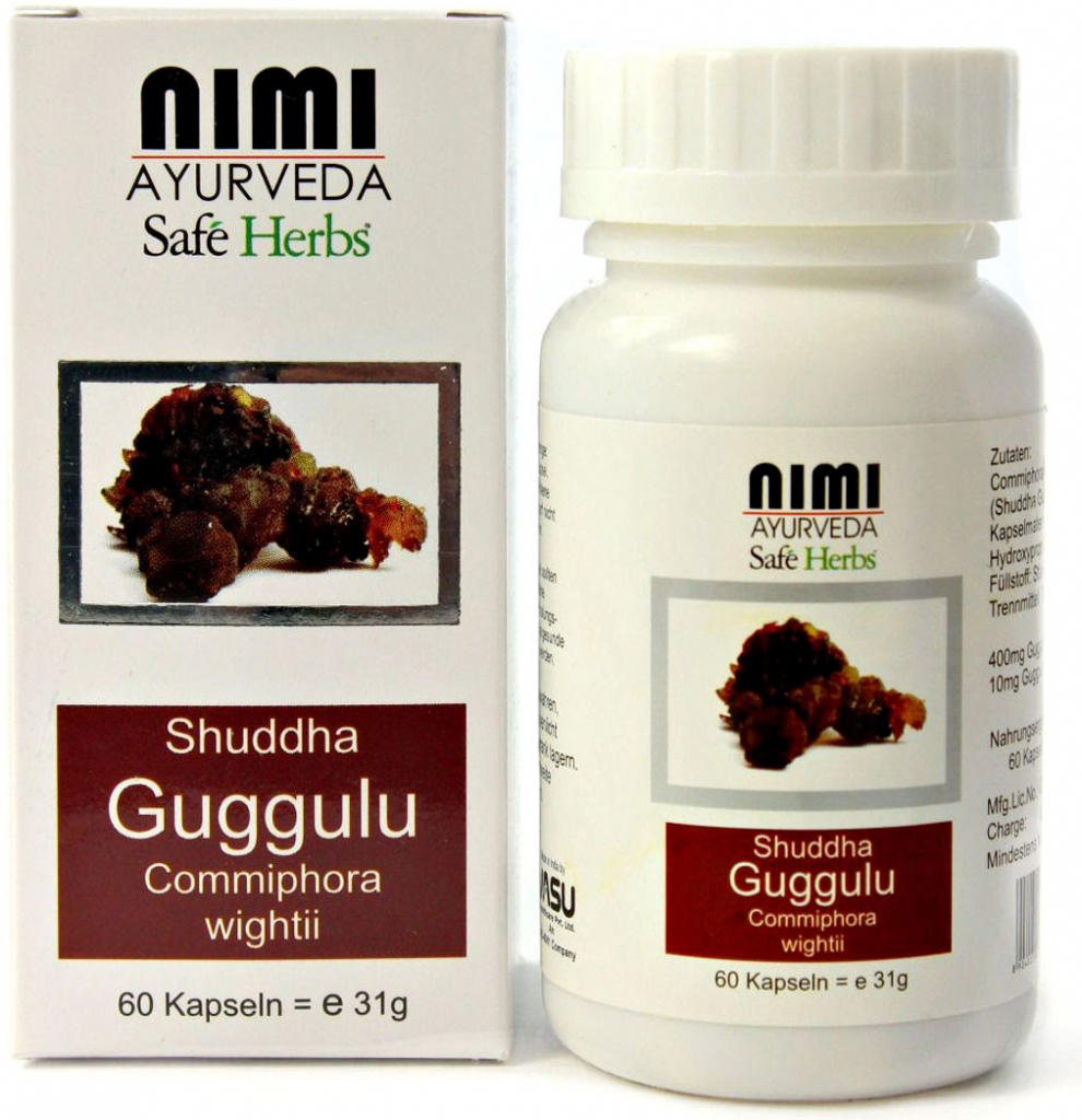 Classic Ayurveda Nimi Ayurveda Guggul Extract Shudda Guggulu 60 kapsúl