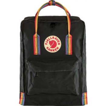 Fjällräven Kånken Rainbow Black Rainbow Pattern 16 l