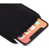 AppleMix Puzdro pre Apple iPhone X / Xs / 11 Pro - zaťahovacie - neoprénové - čierne