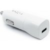 FIXED Car s USB-C výstupom a podporou PD 18 W biela FIXCC18-C-WH
