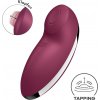 Satisfyer Tap & Climax 2 - 2v1 klitorisový stimulátor a vibrátor (červený)
