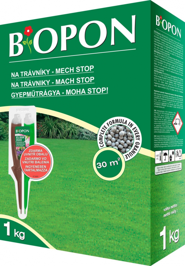 BIOPON TRÁVNÍK S MECHEM 1 kg