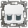 Legrand Počítačová zásuvka 2xRJ45 kat. 6 STP bílá (664776)