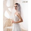 Svadobný závoj s 30 perlami ZD-80 Výber farby: ivory