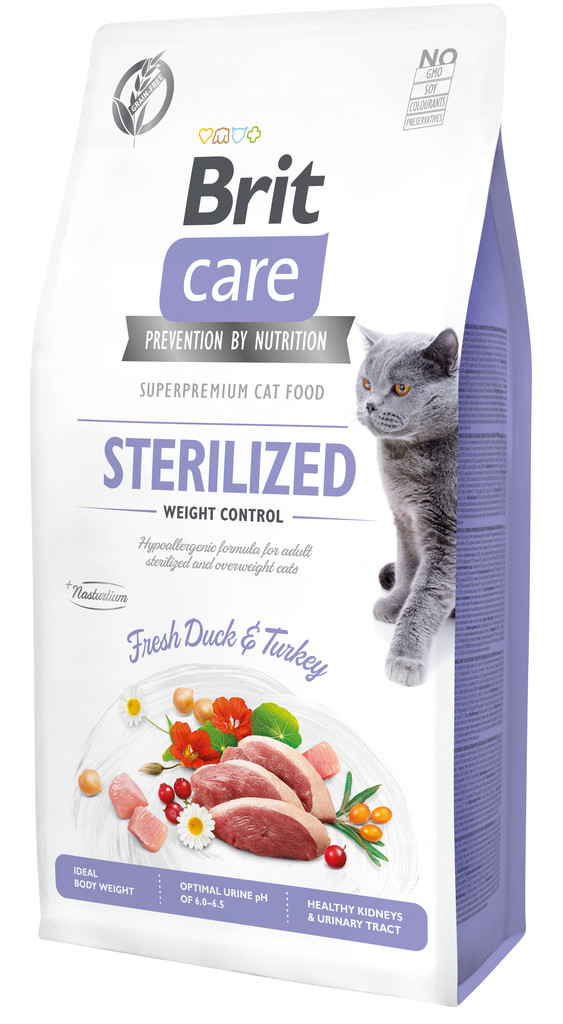 Brit Care Cat Grain-Free Sterilized Weight Control 7 kg