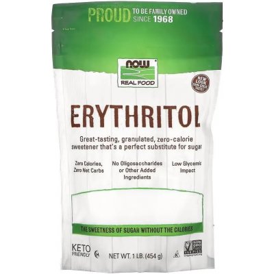 Now foods erythritol pure 454 g