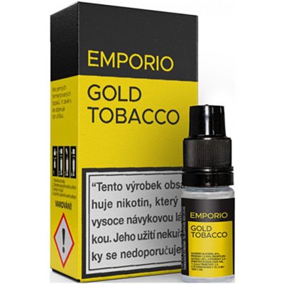 e-liquid Emporio Gold Tobacco 10ml Obsah nikotinu: 3 mg