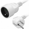 AlzaPower predlžovací prívod 230 V 1 zásuvka 1,5 m biely APW-LV-E15PA1W