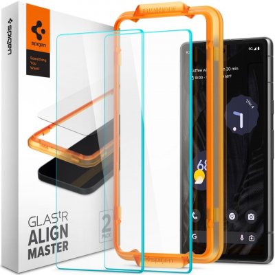 Spigen Glass Align Master Clear 2 Pack Google Pixel 7a AGL05968