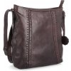 Noelia Bolger kabelka crossbody NB 2029 H hnedá