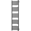 Mexen Loop, kúpeľňový radiátor 1600 x 375 mm, 837 W, grafitová, W129-1600-350-00-66
