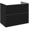 Elita Look skrinka 80x44.9x63.5 cm závesná kúpeľňová skrinka pod umývadlo čierna RE080801027160