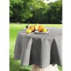 Obrus na záhradný stôl tmavosivý 130x160 cm