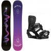 Gravity Sirene Black 24/25 dámsky snowboard + Gravity Rise black viazanie + zľava 16 € na príslušenstvo - 156 cm + M (EU 38-41)