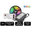 Programovateľný set RGB-IC LED pásika WS2812B SMD, IP20 | WLED.sk