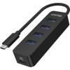 UNITEK HUB USB-C 4XUSB-A 3.1 ACTIVE 10 WATT H1117B