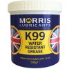 Morris K99, vodě odolné plastické mazivo pro ložiska, vazelína, 500g (Morris Lubricants - Tradition in Excellence since 1869...)