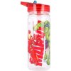 STOR Plastová fľaša s výsuvnou slamkou AVENGERS Transparent, Tritan 580ml, 57733