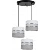 Belis | Luster na lanku CORAL 3xE27/60W/230V biela/šedá | BE0639