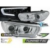 Tuning-tec XEONÓNOVÉ SVETLOMETY TUBE SEQ LED CHROME pasujú na VW SCIROCCO 08-04.14