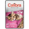 CALIBRA Cat Kitten kuracie a morčacie kúsky v omáčke 100 g