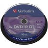 VERBATIM DVD+R(10-pack) Double layer/8x/8.5GB/spindle