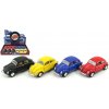 Teddies Auto Kinsmart VW Classical Beetle kov/plast 13cm na spätné natiahnutie, 4 farby