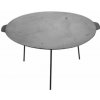 Kinekus Platňa grilovacia liatinová okrúhla, priemer 45cm, s nožičkami