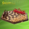 Drevené Šachy pre troch hráčov veľké