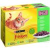 Friskies s hovädzím kuraťom tuniakom treskou krmivo v šťave 12 x 85 g