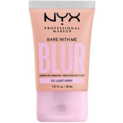 NYX Professional Makeup Bare With Me Blur Tint hydratačný make-up 03 Light Ivory 30 ml