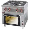 Kromet Plynový sporák s plynovou rúrou | 700.KG-4/PG-1