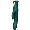 Zalo Mose Thrusting Rabbit Vibrator Green