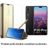 Otváracie Púzdro Luxria Clear View pre Huawei - Zlaté pre Huawei: P20 Pro