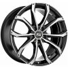 Alu disk MSW URBAN CROSS MSW 48 7.5x17, 5x127, 71.6, ET40 GLOSS BLACK FULL POLISHED