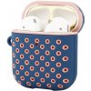 AppleKing silikónový ochranný obal pre AirPods 1 / 2 - modro-ružový - možnosť vrátiť tovar ZADARMO do 30tich dní
