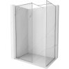 Mexen Kioto-F sprchová stena Walk-in s rámom 120 x 70 cm, transparentná 8 mm, chróm - 800-120-202-04-00-070