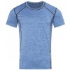 Tričko STEDMAN Recycled Sports-T Reflect, Blue Heather modrá, L