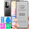 TVRDENÉ SKLO pre XIAOMI REDMI NOTE 10 5G 10 4G 10S 10T Ochranné 5D sklo na displej